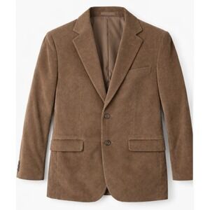 Saddlebred Men's Brown Corduroy Sport Coat Blazer Large Regular